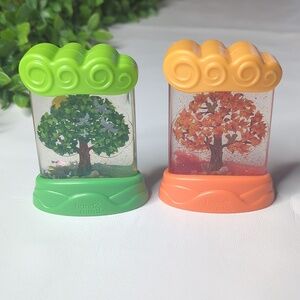 Hand2Mind Sensory Seasons Kid Friendly Snow globes